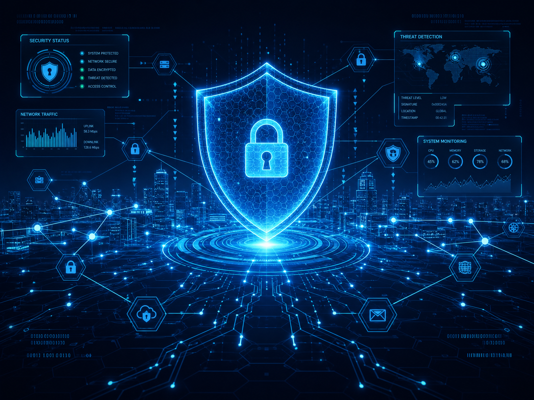 Advanced surveillance and monitoring technology security interface